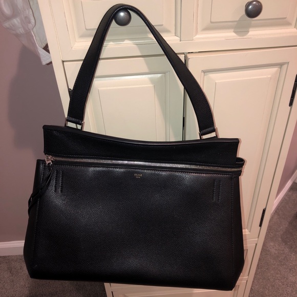 EUC Large Celine Black Edge Bag - Picture 1 of 12